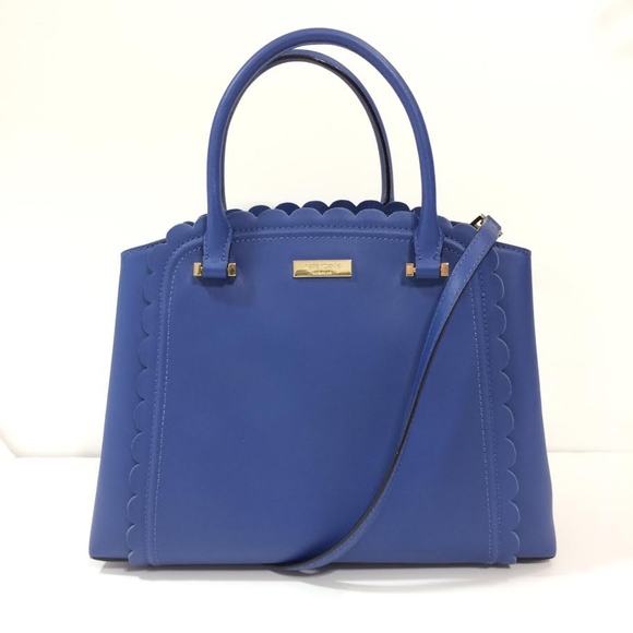 kate spade Handbags - Kate Spade Linzi Maple Court Hyacinth Leather Bag